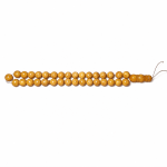 Vintage German Amber Tasbih – 14mm Round Beads مسبحة فاخرة من الكهرمان الألماني العتيق – خرز دائري بقياس 14 مم - Image 3